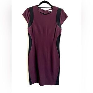 Diane von Furstenberg Colorblock Sheath Dress - Size 4